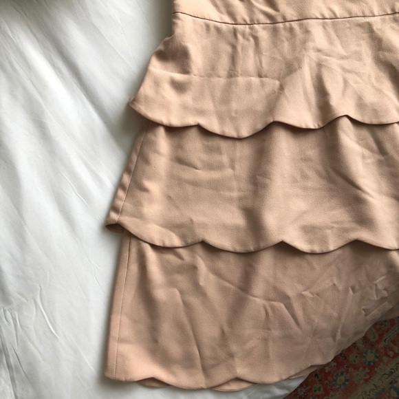 Blush Scalloped Dress - Picture 3 of 7